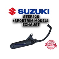 STEP125 EXHAUST ORIGINAL100%SUZUKI STEP MODEL SPORTRIM EXHAUST EKZOS