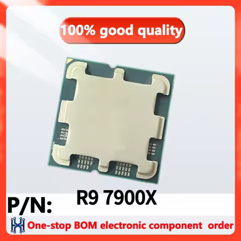 100% good quality Ryzen 9 7900X R9 7900X 4.7 GHz 12-Core 24-Thread for AM5 Palletized but without co