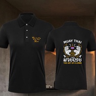 Polo Shirt MUAY THAI Pattern Cotton For Adults Unisex M-3XL Special Design THE ART OF 8 LIMBS