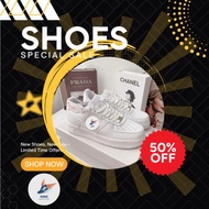 AF1 Full White Sneakers, Beautiful White AF1 Sports Shoes, Basic Style, Height Increasing Sole.