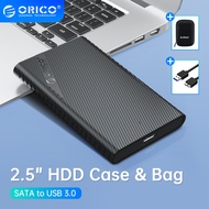 ORICO SATA to USB 3.0 Adapter External Hard Disk Case SSD HDD Enclosure 5Gbps Tool-free for 9.5mm 7mm 2.5" SATA HDD SSD