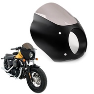 Areyourshop Windshield Cafe Racer Windscreen Fairing For Harley Sportster XL 883 1200 Matt Black