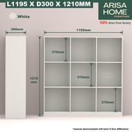 ArisaHome 9 Tier Bookcase / 9 Cube Bookcase / Almari Buku / Rak Buku Rack Shelf / Book Shelf Display