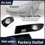 2PCS Fog Light Frame Cover Grille Grill for  9N  2005-2009 6Q0853665E, 6Q0853666G