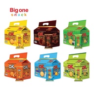 โอเคทิน บิสกิต ขนมปัง อบกรอบ ชนิดแผ่นบาง 1แพ็ค*12ซอง  OK Thin Biscuit