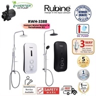 [RUBINE] Instant Water Heater with Rainshower &amp; Inverter DC Booster Pump (RWH-3388) **Installation Available**