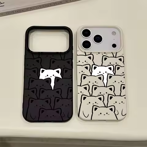 Cute Cat Case For Infinix GT Note 30 40 Pro 50S Hot 50 Plus 8 9 Play 10 Lite 11S 12 Smart 10 7 TECNO