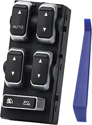 Master Power Window Switch Front Left Driver Side Compatible with 2003-2008 Lincoln Town Car, Replac