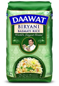 DAAWAT BIRYANI BASMATI RICE 1KG / Beras Basmati Daawat / Beras India