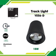 YETPlus YE56-D Track Light LED Aluminium Surface Mounted Black White Round Spotlight 轨道灯 (18W)