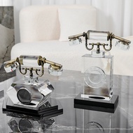 Simple Modern Retro Crystal Telephone Decoration Model Room Home Living Room Exhibition Hall Light L