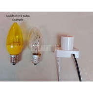 E12 holder/Prayer bulb holder/Halogen or LED/Good Quality 💯