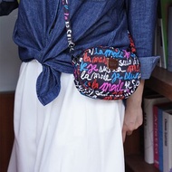 【日常包推薦】VOVAROVA 防潑水雙層蛋形斜背包小物包 - 時尚塗鴉