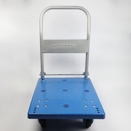 Get 7% coupon+ o( SANTO) Folding Trolley Trolley Pull Goods Platform Trolley Foldable Platform Troll