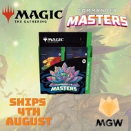 Magic The Gathering MTG Commander Masters ENGLISH Collector Booster Brand New Factory Sealed