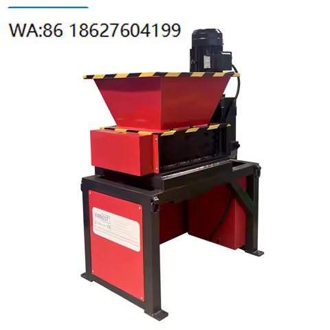 Multi Purpose Dual Shaft Shredder E Waste Plastic Tire Scrap Metal Comprehensive Solid Waste Process