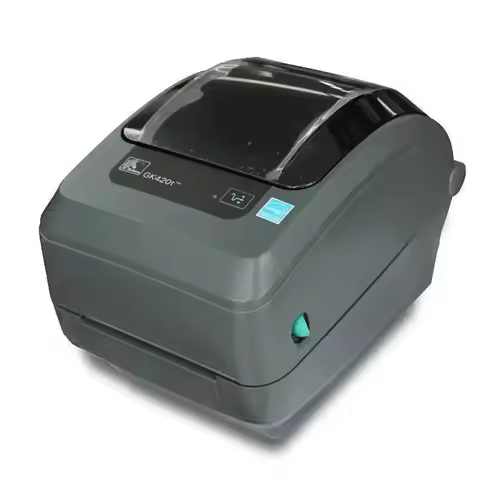 Used Original zebra GK420t desktop barcode printer 203dpi printer label thermal transfer printer 200