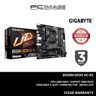 GIGABYTE B550M DS3H AC R2 DDR4 AM4 MOTHERBOARD (3YRS WARRANTY)