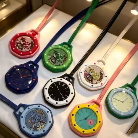New AP SWATCH Joint Watch Quartz Strap AP Swatch Logo Replica Royal Oak Pocket Watch Couple Watch Ex