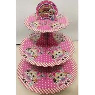 cupcake stand | stand cupcake kue ulang tahun karakter Lol surprise