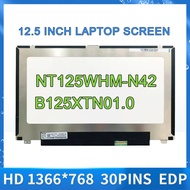 12.5 Inch Laptop LCD Screen NT125WHM-N42 B125XTN01.0 HW4A For DELL Latitude 5280 5290 7280 7290 02HY
