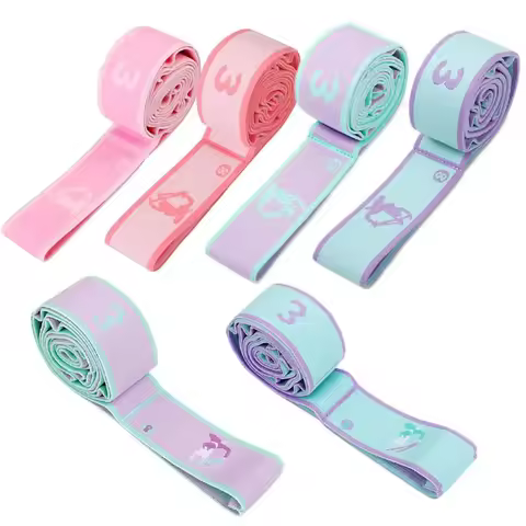 Dance Yoga Pilates Aids With Dance Correction Elastic Band Training Band Segmented Asana Tension Bac