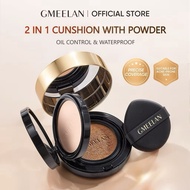 GMEELAN 2 IN 1 Cushion Foundation Waterproof Concealer Black Truffle For Oily Skin Makeup Set