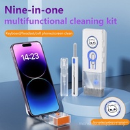 Transparent Transparent Phone Holder Earphone Cleaning Pen Nine-in-One Portable Keyboard Computer Cl
