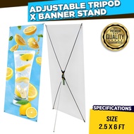 Adjustable Tripod X Banner Stand 2.5x6 feet