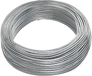 Vinyl Coated Picture Hanging Wire #4 100-Feet Braided Picture Wire Heavy,Supports up to 50lbs for Ph