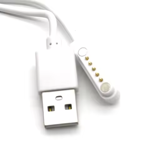 5Pin Pogo Magnet Cable for Kids Smart Watch Charging Cable USB 2.0 Charge Cable for Q750S T88 A20 A2