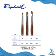 Raphael 8564 Angular Precision Synthetic Brush Short Handle