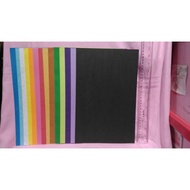 Kertas Buffallo Bufalo Merah, Krem, Coklat Cokelat, Hijau, Ungu Tua Muda,Hitam 25lembar READY STOCK