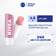 NIVEA Lip Care Caring Lip Balm - Pearly Shine (4.8g) / Lip Balm / Colored Lip Balm / Tinted Lip Balm