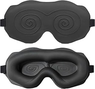 3D Sleep Mask, 100% Light Blocking, Polyester + Memory Foam Material, Sleeping Mask, Eye Patches wit