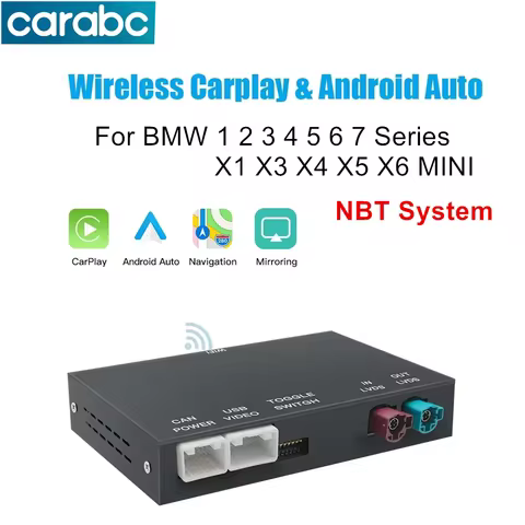 CARABC For BMW NBT 1 2 3 4 5 6 7 Series X1 X3 X4 X5 X6 MINI E60 E70 F26 F25 F10 F11 F20 F21 Wireless