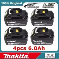 6Ah Makita BL1860 18V Rechargeable Battery With charger for Makita replacement battery BL1860B BL186