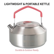 Stainless Steel Kettle Outdoor Camping kettle Portable Make Tea Kettle Picnic kettle