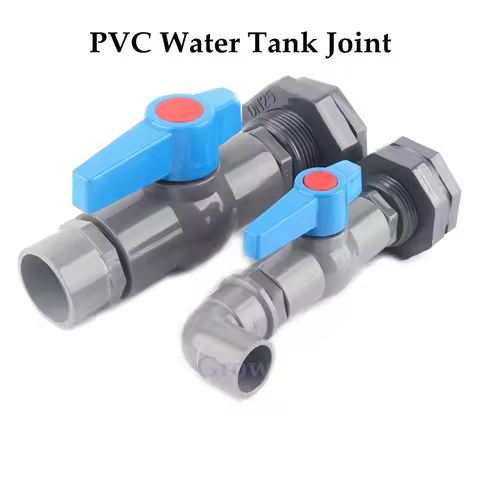 20 25 32 40mmDirect/Elbow PVC Water Tank Joint Aquarium Fish Tank Connectors Combination Suit Water 
