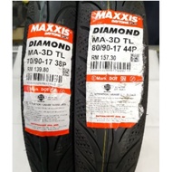 MAXXIS Diamond Tyre Motosikal Daytone Sport Diamond Tayar 70/90-17 80/90-17 Durable Tire maxxis tayar 60/80-17
