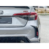 Honda Civic Fe Fl5 Type R Rear Bumper Canard Gloss Black