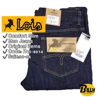 LOIS Brand Men Comfort Slim (Regular) Raw Blue Jeans(R15-8014)