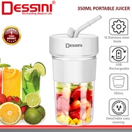 DESSINI ITALY 350mL USB Rechargeable Portable Bottle Juicer Blender Chopper Grinder Mixer Smoothie /