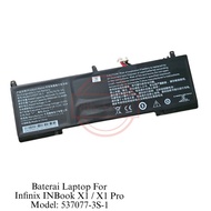 BATERAI BATTERY LAPTOP INFINIX INBOOK X1 - X1 PRO MODEL: 537077-3S-1