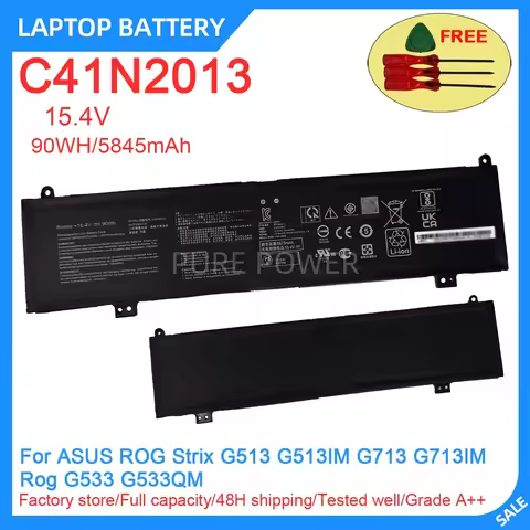 New Laptop Battery C41N2013 15.4V 90WH 5845mAh High Quality For ASUS ROG Strix G513 G513IM G713 G713