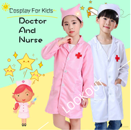 Doctor Costume For Kids Boys Girls Career Costume For Kids Nurse Costume For Kids Lab Gown For Kids 