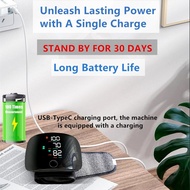 HAPPYLIMME Wrist Style Digital Blood Pressure Monitor Rechargeable With Big LCD Display Voice Prompt