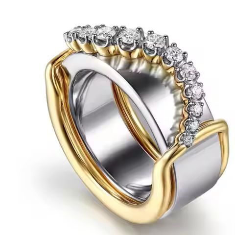 Custom Oura Ring 5 Cover Smart Ring Cover Zircon Ring Hot Jewelry Christmas Gift Accessories Ring Pr