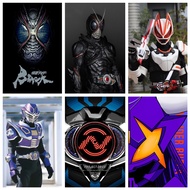 🇸🇬 6.6 KAMEN RIDER STICKERS / KAMEN RIDER EZLINK CARD STICKER / KAMEN RIDER GOTCHARD CARD GAME / MASK RIDER