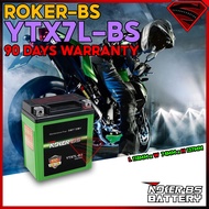 ROKER-BS BATERI BATTERY GEL YTX7L/YTX7L-BS FOR R25/MZ/MOSKITO/CBR150/CBR250/KLX150/ZZR250/RFS150i/DZ